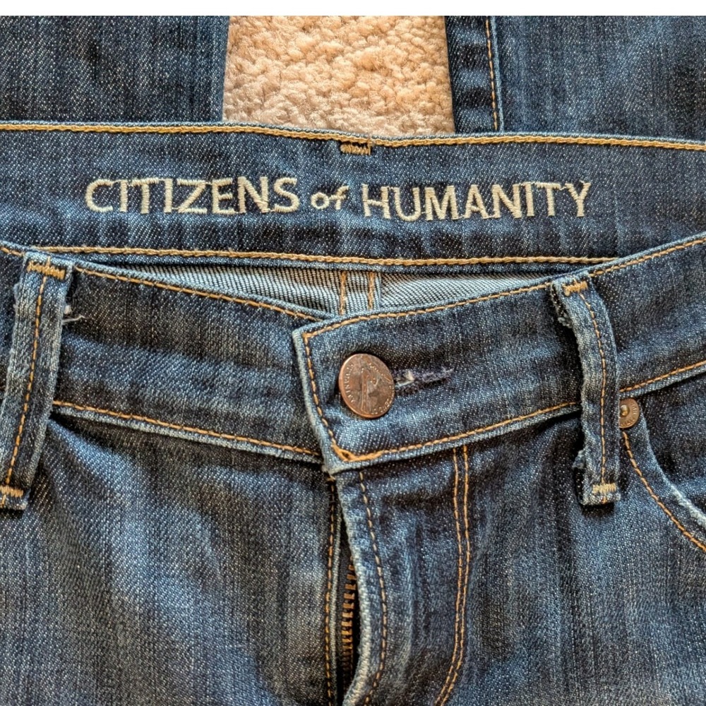 Citizens of Humanity Kelly Bootcut Jeans Dark Indigo Denim Women Size 28
